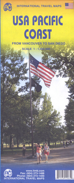 Picture of USA PACIFIC COAST FROM VANCOUVER TO SAN DIEGO