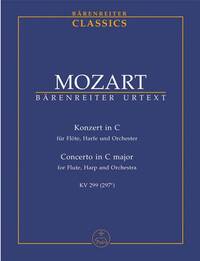 Picture of WOLFGANG AMADEUS MOZART : CONCERTO IN C MAJOR K. 299 (297C) - PARTITION D'ETUDE