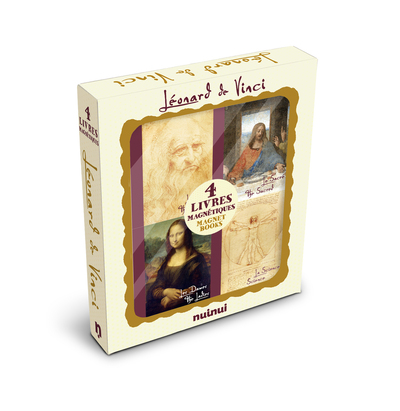 Image de Livres magnétiques - Léonard de Vinci (1 coffret, 4 magnets (FR-ING)