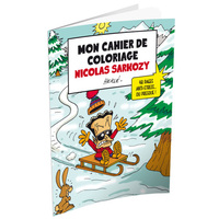 Picture of Mon cahier de coloriage Nicolas Sarkozy