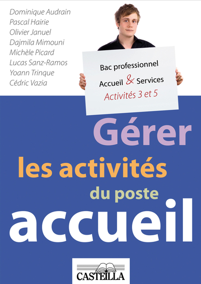 Picture of Gérer les activités du poste accueil A3/A5 Bac Pro ARCU - Pochette élève