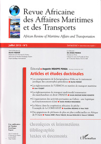 Picture of Revue africaine des Affaires Maritimes et des Transports