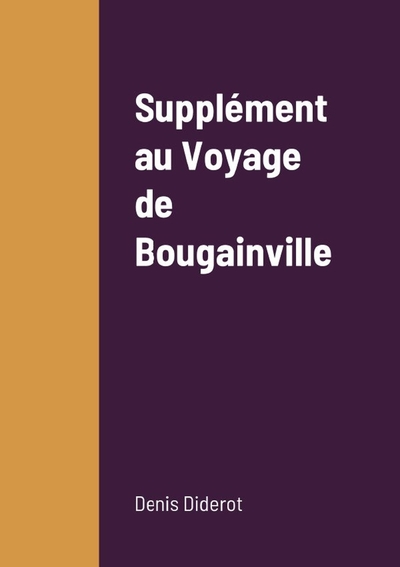Picture of Supplément au Voyage de Bougainville