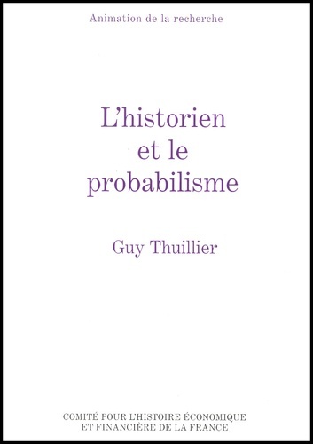 Image de L'HISTORIEN ET LE PROBABILISME
