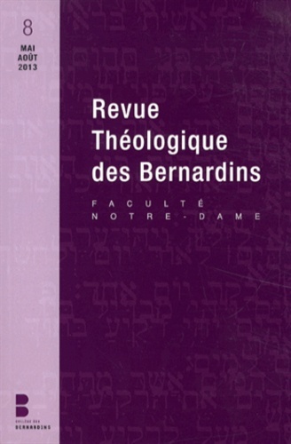 Picture of Revue theologique des bernardins n8