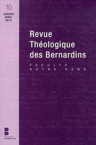 Picture of Revue theologique des bernardins n10