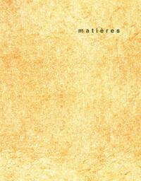 Image de Matières, N°11