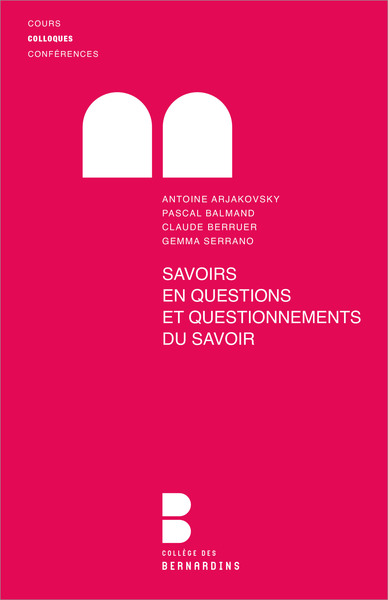 Picture of Savoirs en question