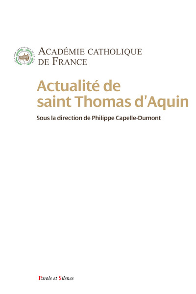 Picture of Actualité de saint Thomas d'Aquin