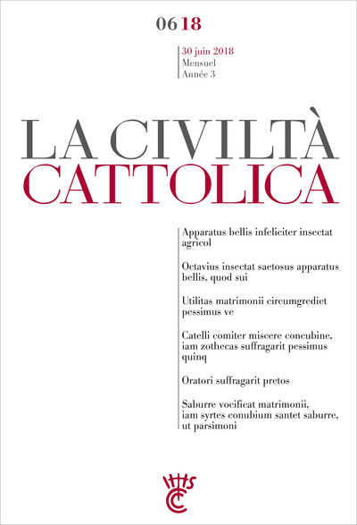 Picture of CIVILTA CATTOLICA JUIN 2018