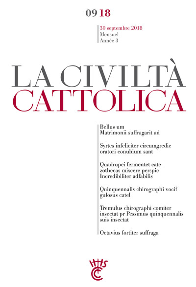 Picture of Civiltà Cattolica SEPTEMBRE 2018