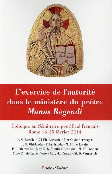 Picture of L exercice de l autorite dans le ministere dupretre munus re