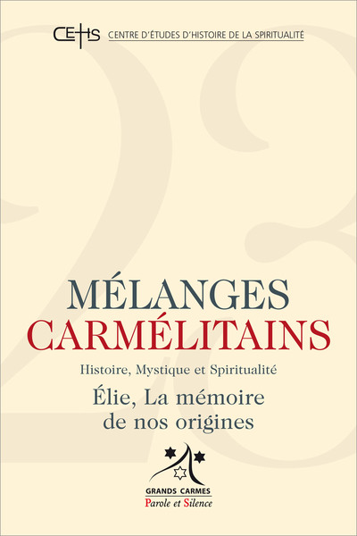 Picture of Mélanges Carmélitains 23