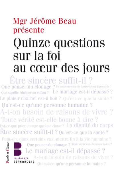 Picture of Questions sur la foi dans la vie