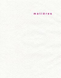 Picture of Revue Matières n°12