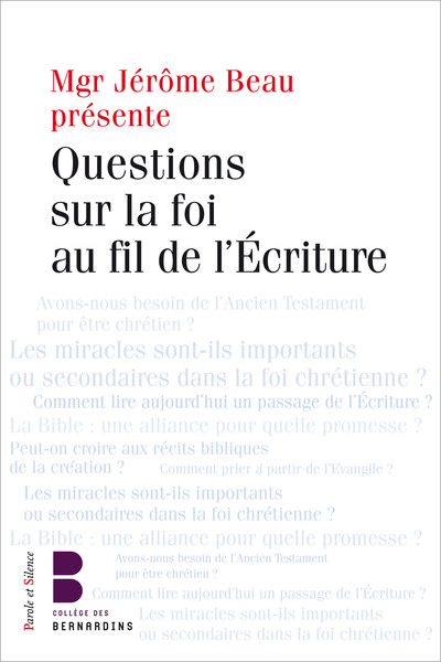 Picture of Questions sur la foi au fil de l'Écriture