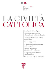 Picture of Civiltà Cattolica Janvier 2018