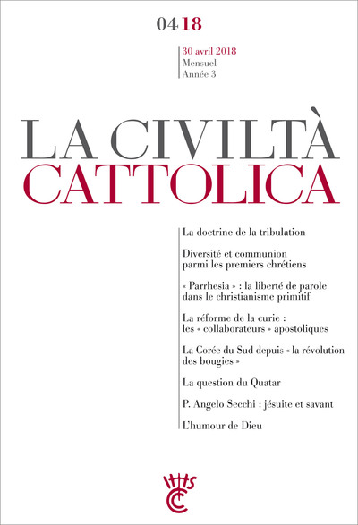 Picture of CIVILTA CATTOLICA AVRIL 2018