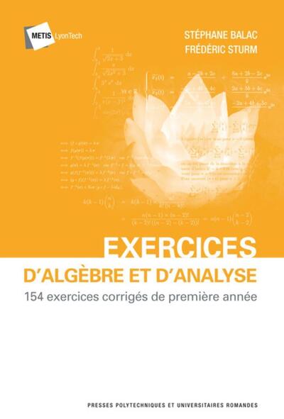 Picture of Exercices d'algèbre et d'analyse