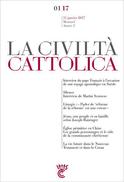 Picture of Civilta cattolica janvier 2017