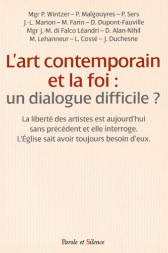 Picture of L art contemporain et la foi un dialogue difficile