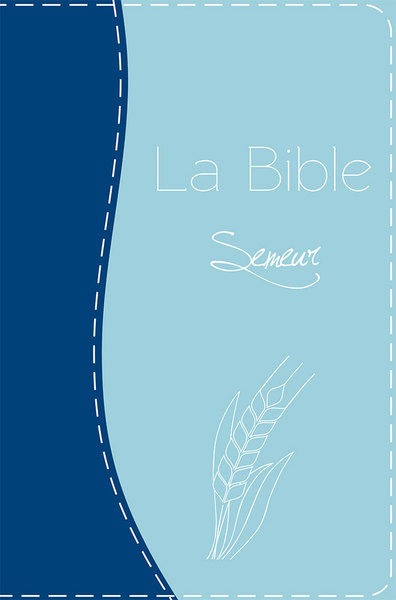Image de Bible du Semeur, bleue, avec gros caractères