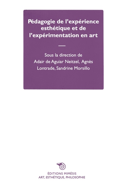 Picture of Pédagogie de l’expérience esthétique et de l’expérimentation en art