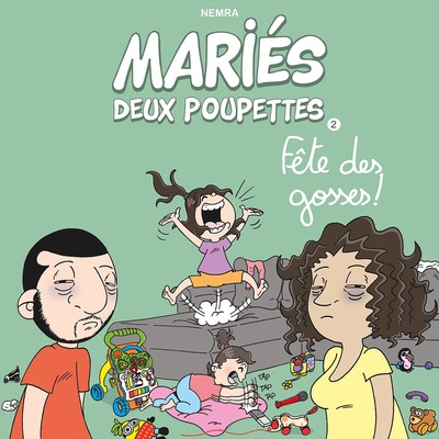 Image de MARIÉS DEUX POUPETTES - tome 02 : Fête des gosses !