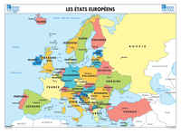 Picture of Carte L'Europe : Relief/Etats