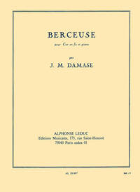 Image de JEAN-MICHEL DAMASE : BERCEUSE - POUR COR EN FA ET PIANO