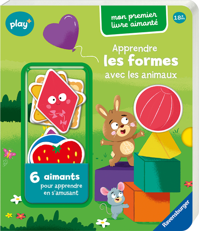 Picture of Apprendre les formes avec les animaux - Mon premier livre aimanté