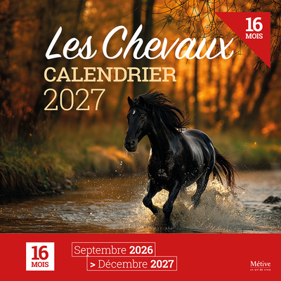 Image de Calendrier des chevaux 2027