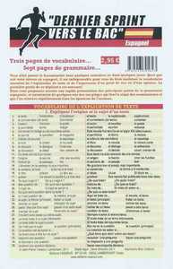 Picture of DERNIER SPRINT VERS LE BAC ESPAGNOL