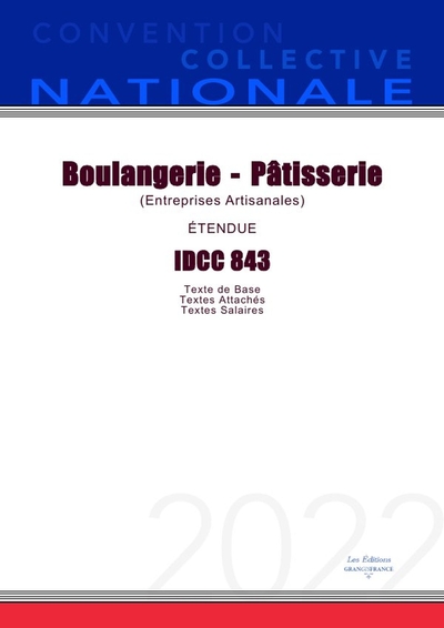Picture of Convention Collective Nationale Boulangerie-Pa tisserie IDCC 843