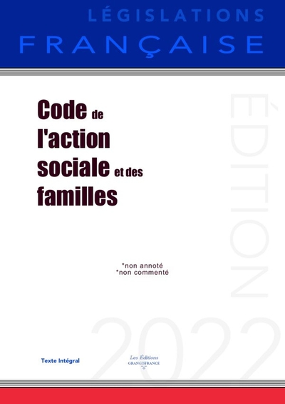 Picture of Code de l'action sociale et des familles