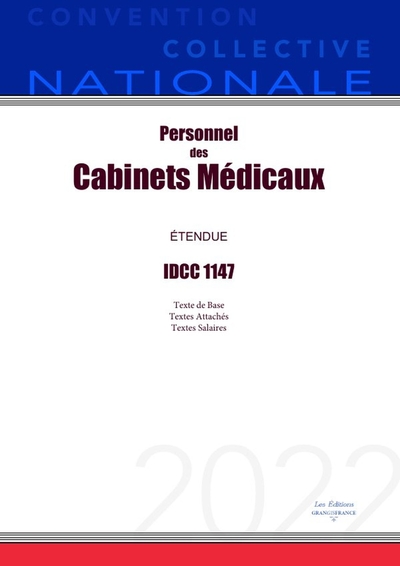 Picture of Convention Collective Nationale Personnel des Cabinets Médicaux IDCC 1147