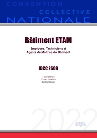 Picture of Convention Collective Nationale Bâtiment ETAM IDCC 2609