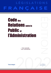 Picture of Code des relations entre le public et l'administration