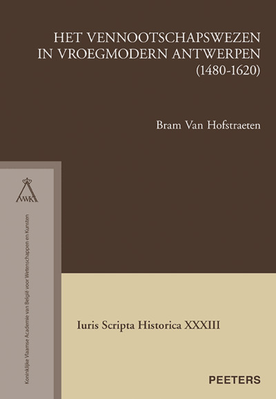 Picture of Het vennootschapswezen in vroegmodern Antwerpen (1480-1620)