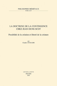 Picture of La doctrine de la contingence chez Jean Duns Scot