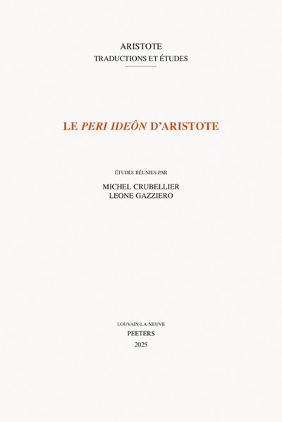 Picture of Le «Peri ideôn» d’Aristote