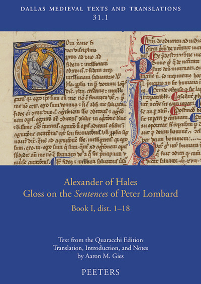Picture of Alexander of Hales, Gloss on the 'Sentences' of Peter Lombard. Book I, dist. 1-18