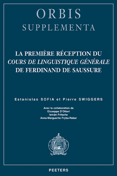 Picture of La première réception du "Cours de linguistique générale" de Ferdinand de Saussure