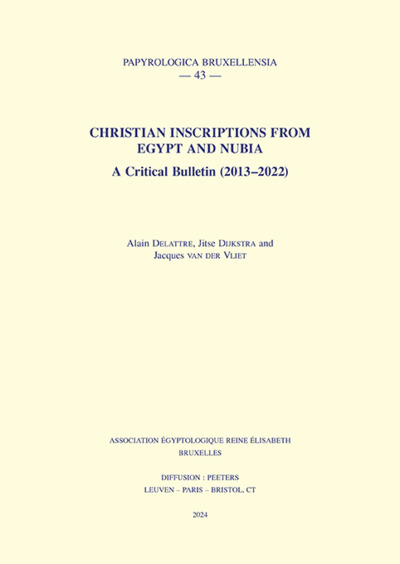 Picture of Christian Inscriptions from Egypt and Nubia