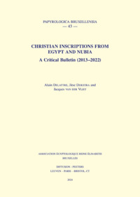 Picture of Christian Inscriptions from Egypt and Nubia