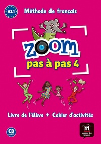 Image de Zoom pas à pas 4 - Livre de l'élève + cahier d'activités + CD