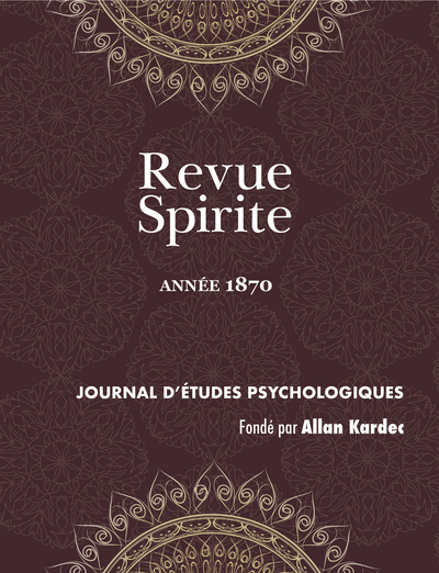 Image de Revue Spirite (Année 1870)
