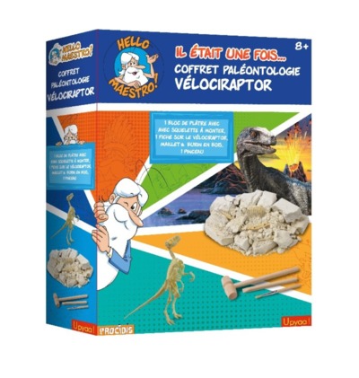 Image de HELLO MAESTRO - COFFRET PALEONTOLOGIE - IL ETAIT UNE FOIS L'HOMME - VELOCIRAPTOR