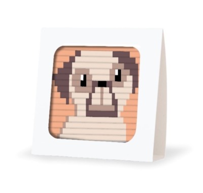 Image de CANEVAS ET CIE - KIT CANEVAS + CADRE - BULLDOG
