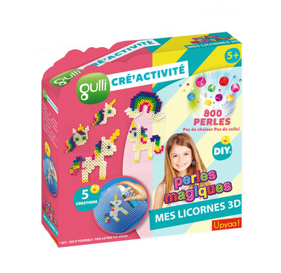 Image de GULLI CRE'ACTIVITES PERLES MAGIQUES (800P) - LICORNES